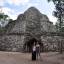 Longe de turistas, encontrando um belo templo na cidade maya de Cobá, na península do Yucatán, no México